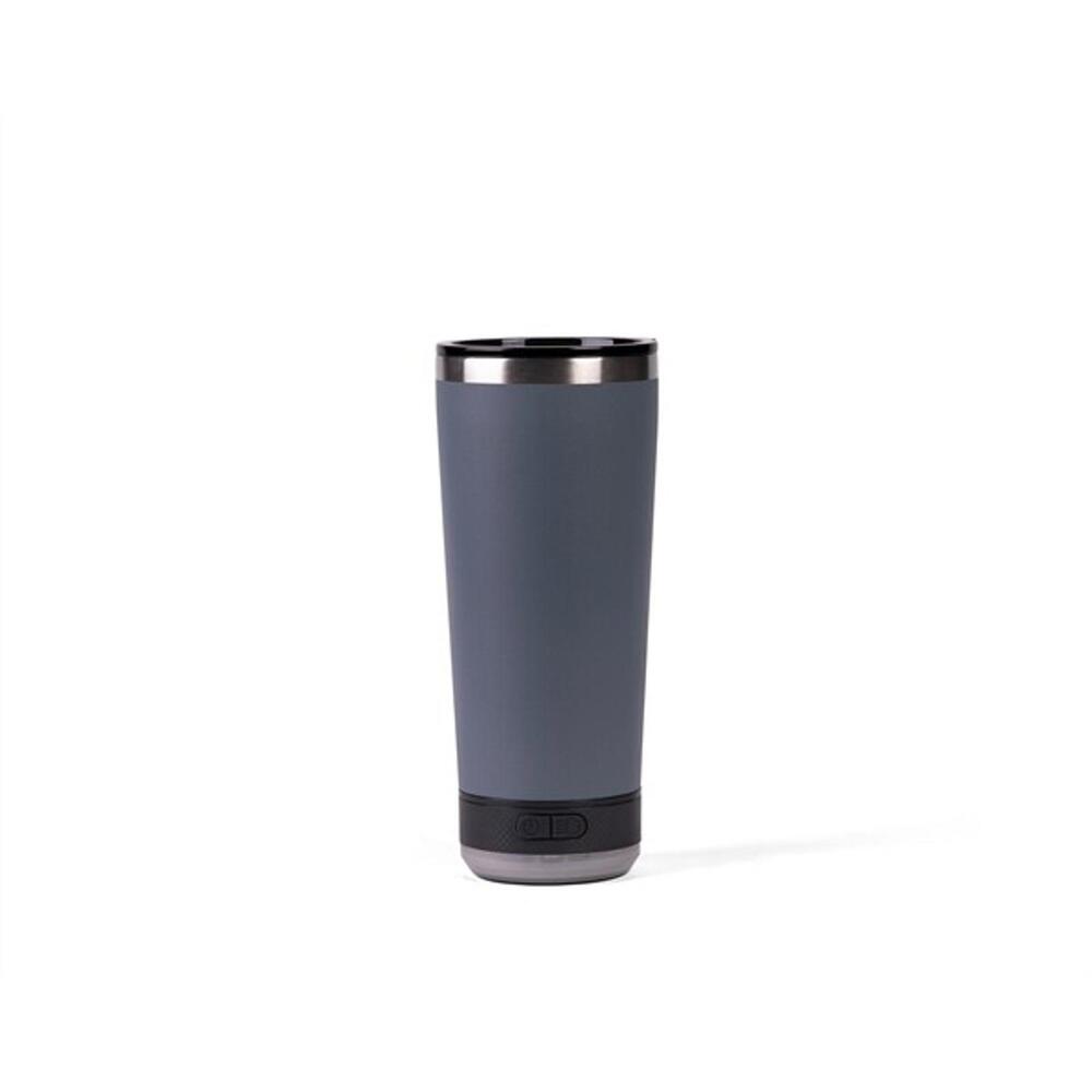Grey Vibe 18oz Stainless Steel Tumbler with Flashlight Beacon